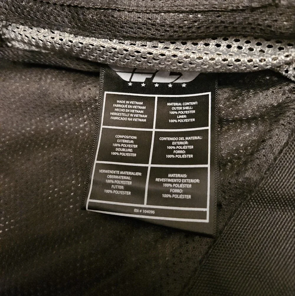 Rev'It! Mesh Motorcycle Jacket | Fly Racing, Lightweight Jacket - Picture 6 of 7
